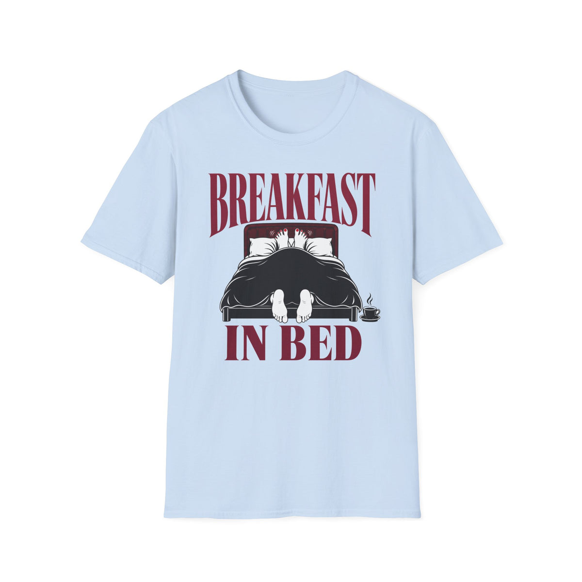 Breakfast In Bed cheeky adult humour t-shirt, photo 4
