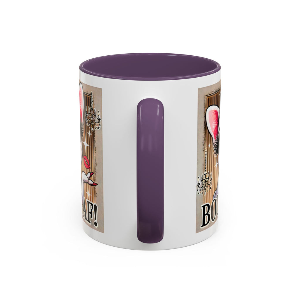 BOUJEE AF Frenchie Mug | 11oz Cute Ceramic Coffee Cup Gift for Animal Lovers | French Bulldog Novelty Mug