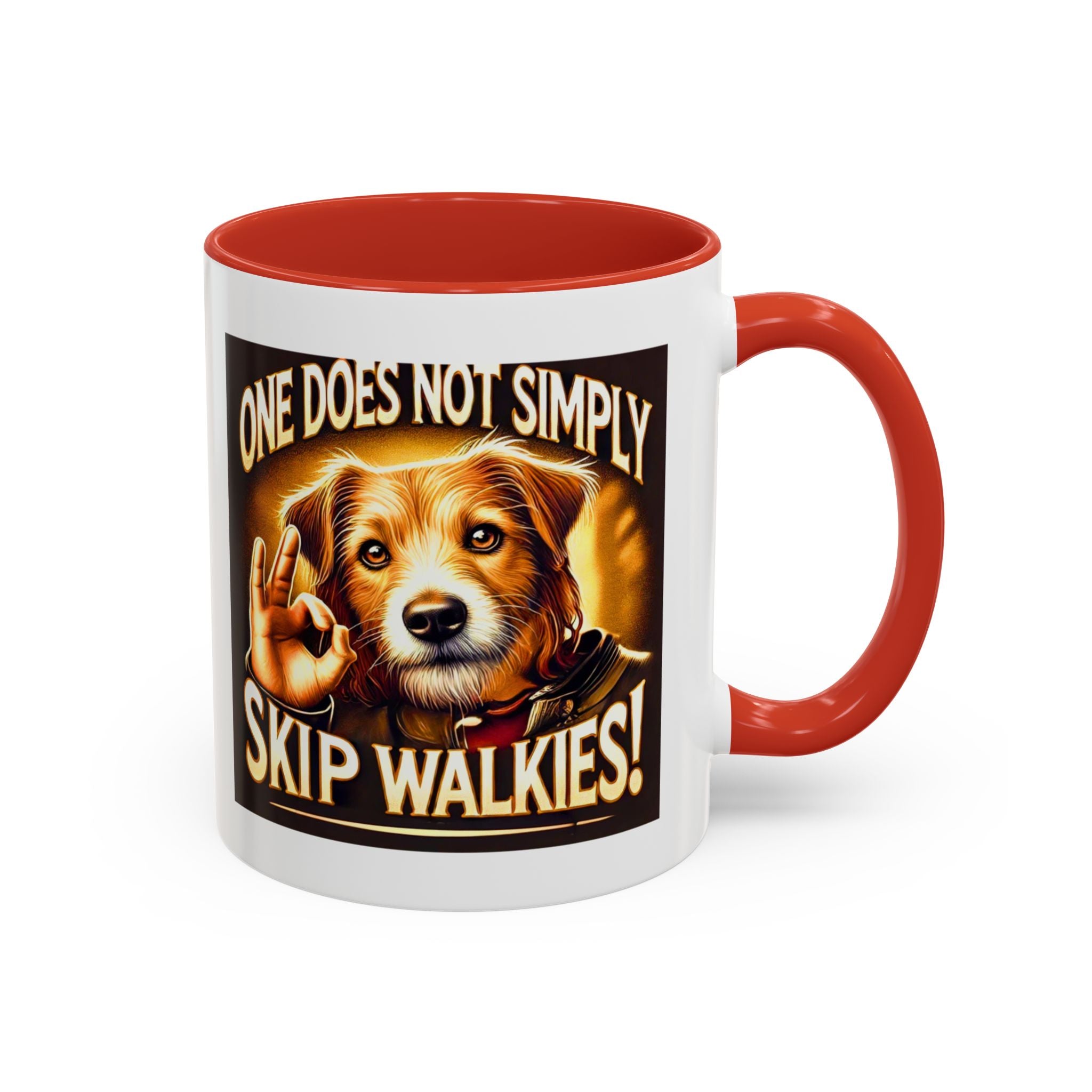 One Does Not Simply Skip Walkies - 11oz Funny Dog Mug | Lord of the Rings Coffee Mug | Dog Lover Gift | Mug for Dad | Pet Owner Gift