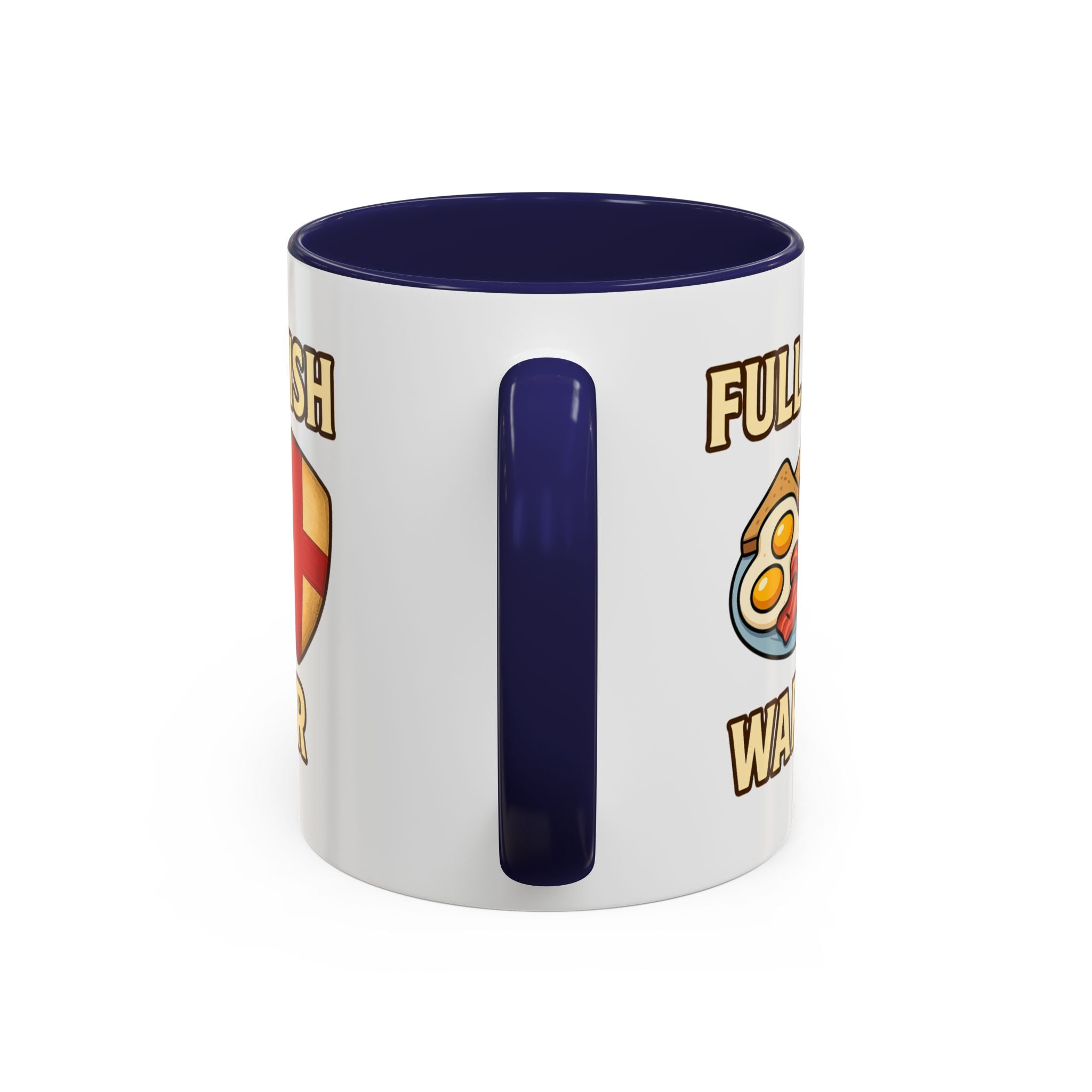 FULL ENGLISH WARRIOR | Funny 11oz Accent Coffee Mug | British Fry Up Lover Gift | Breakfast Enthusiast, English Culture