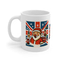 British Santa Mug | Father Christmas Gift | Hot Chocolate Cup, Christmas Mug