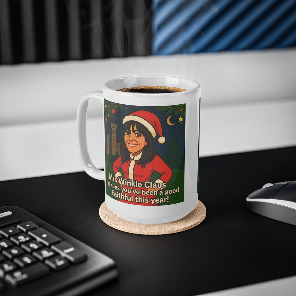 Celebrity Traitors UK Mug | Funny British TV Show Cup | Cheeky Claudia Winkleman Gift for TV Fans