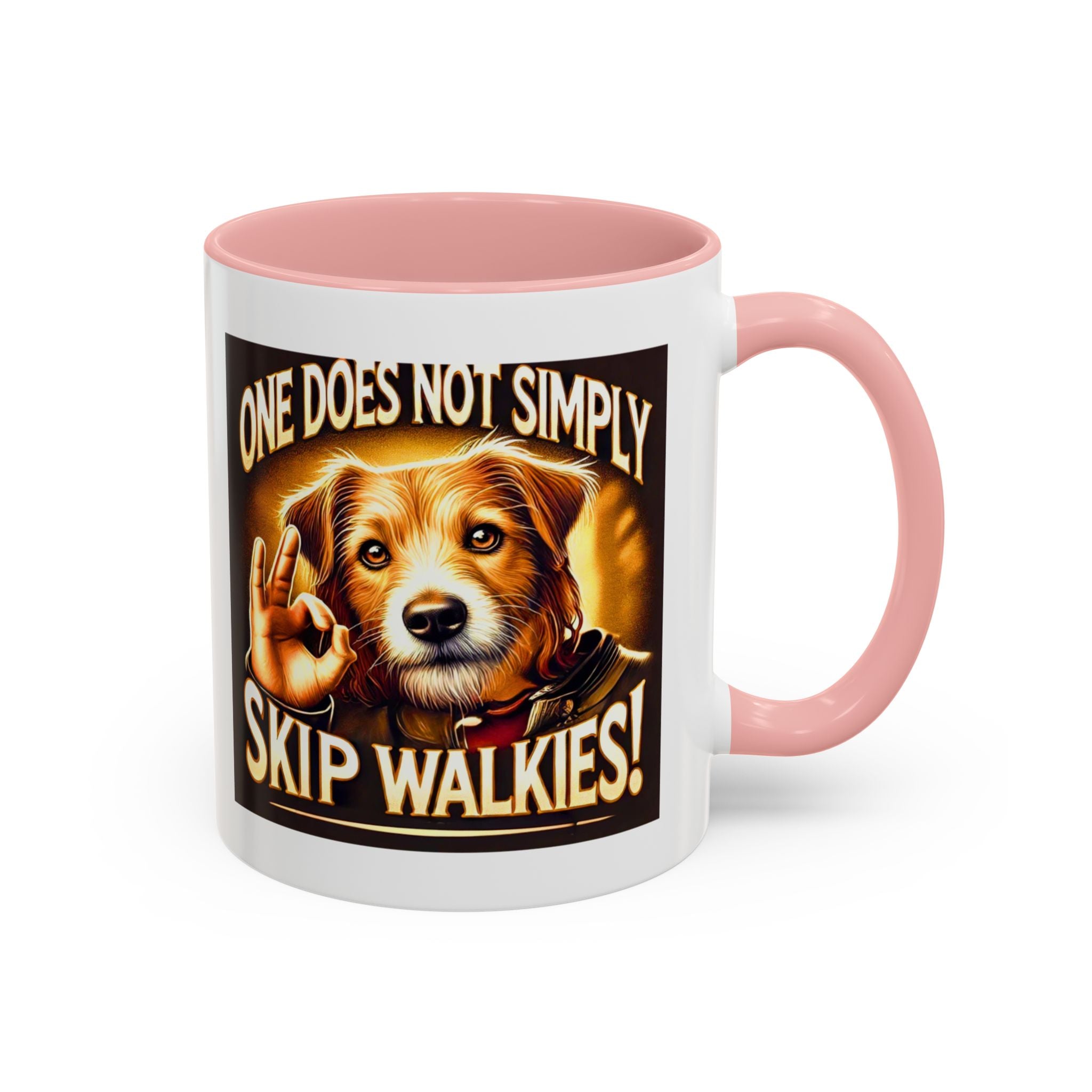 One Does Not Simply Skip Walkies - 11oz Funny Dog Mug | Lord of the Rings Coffee Mug | Dog Lover Gift | Mug for Dad | Pet Owner Gift