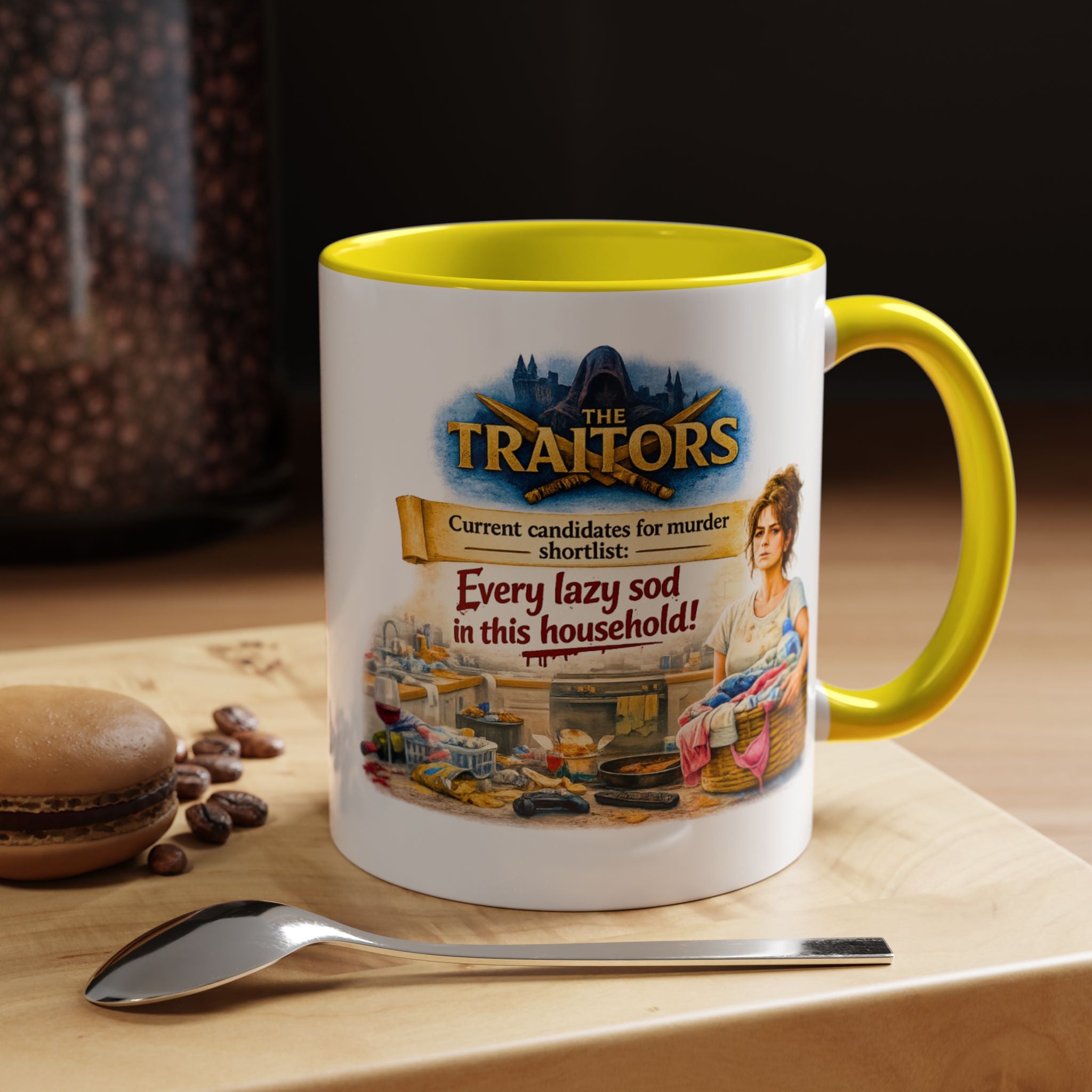 The Traitors poster style mug | Accent Coffee Mug