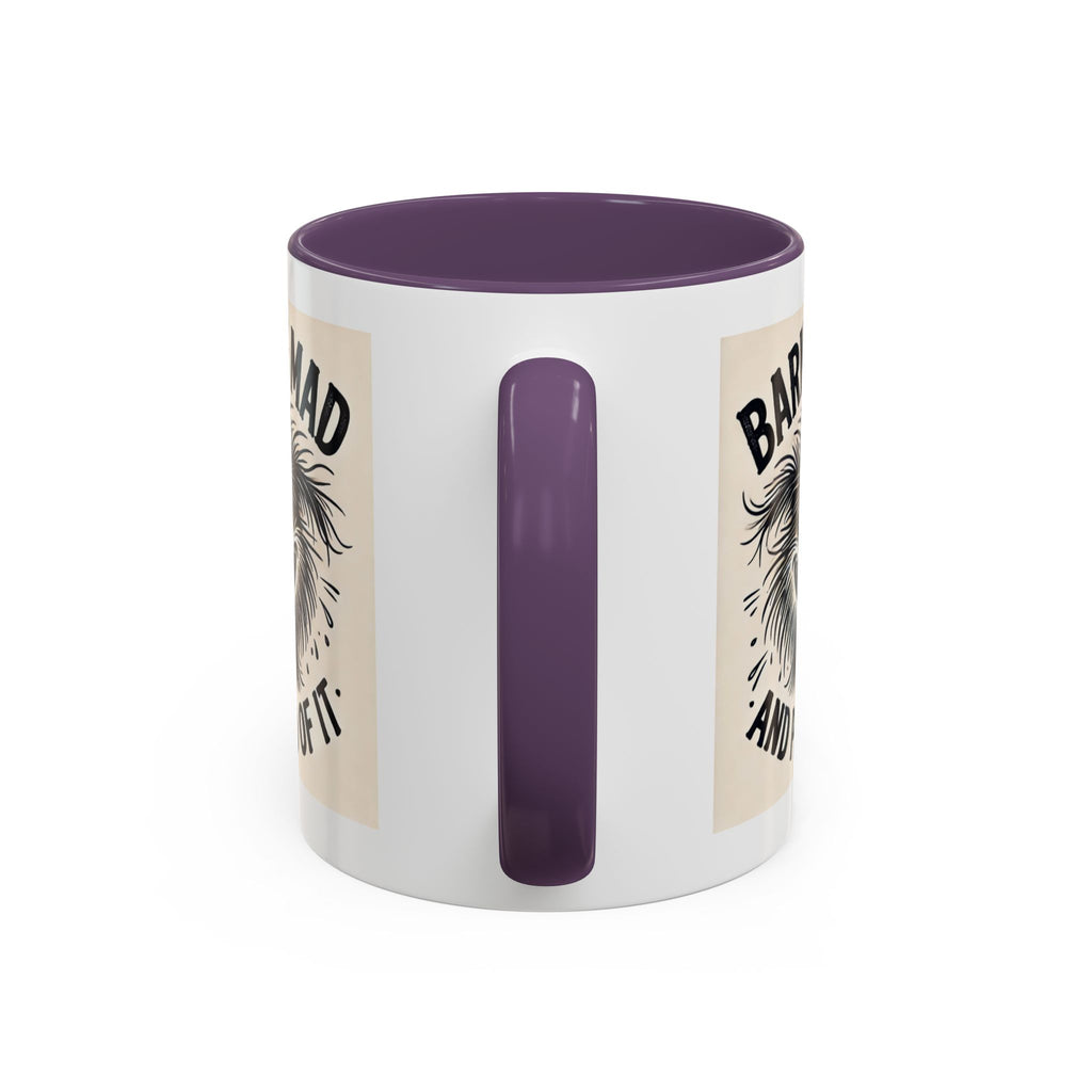 Barking Mad and Proud of It - Funny Dog Accent Coffee Mug | 11oz Ceramic Cup for Office Workers, Secret Santa Gift, Novelty Mug