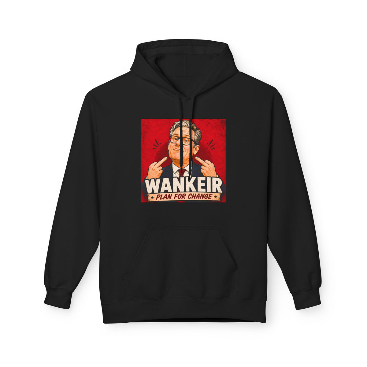 Wankeir Plan For Change Hoodie | Keir Starmer Parody Jumper