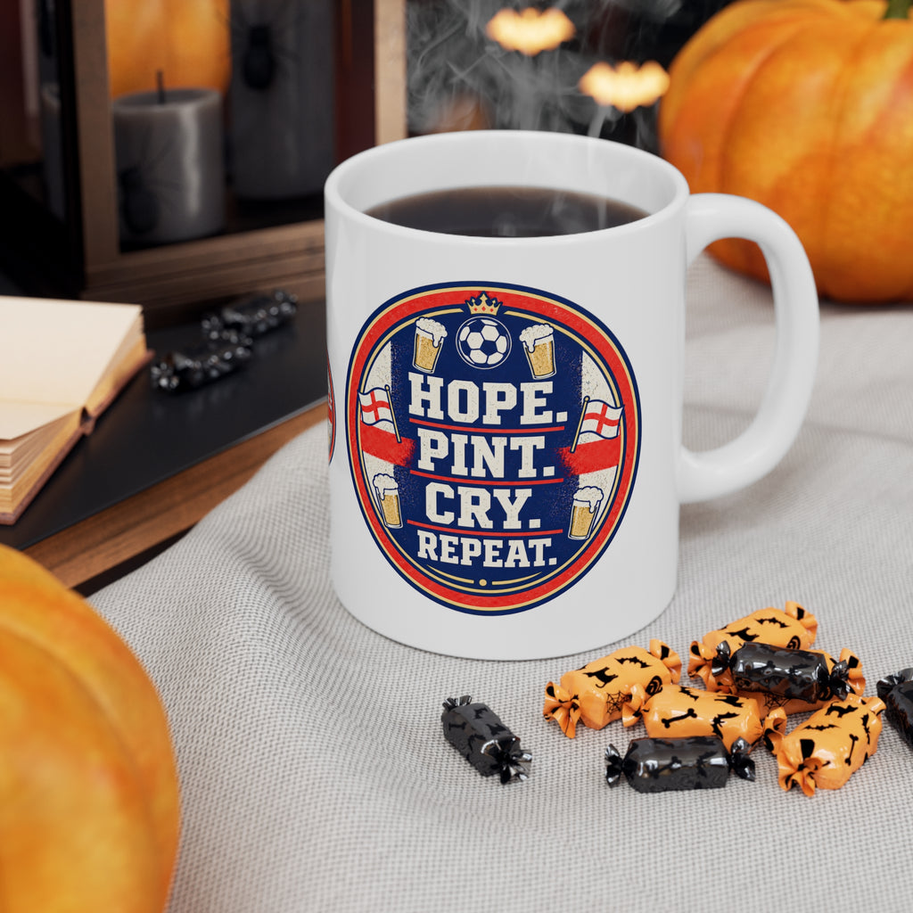 Hope Pint Cry Repeat England football mug, photo 8