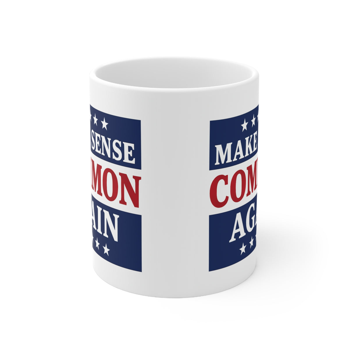 Make Sense Common Again Mug | Political Parody Gift