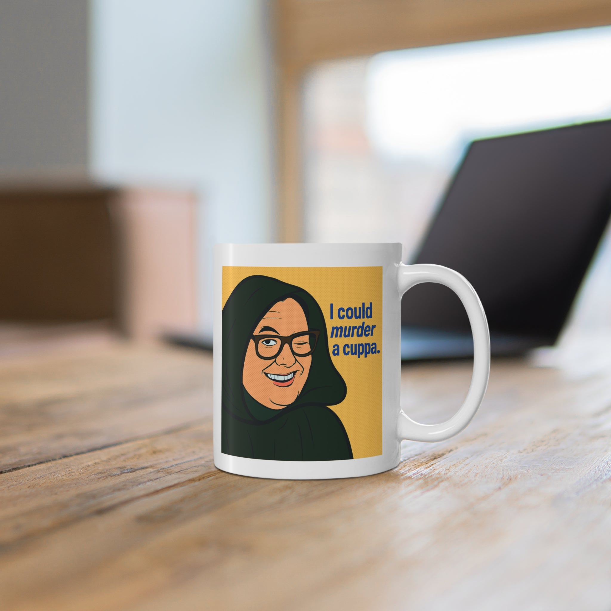 Ultimate Alan Carr Celebrity Traitors Dual Image Pop Art UK Mug | Funny British TV Show Cup | Cheeky Gift for TV Fans
