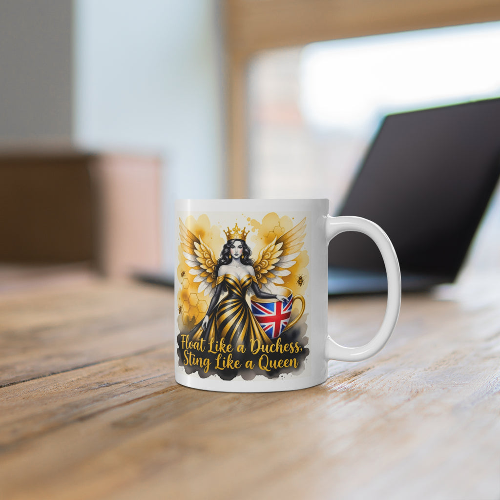 Float Like a Duchess, Sting Like a Queen Bee Mug | International Women's Day Feminist Cup
