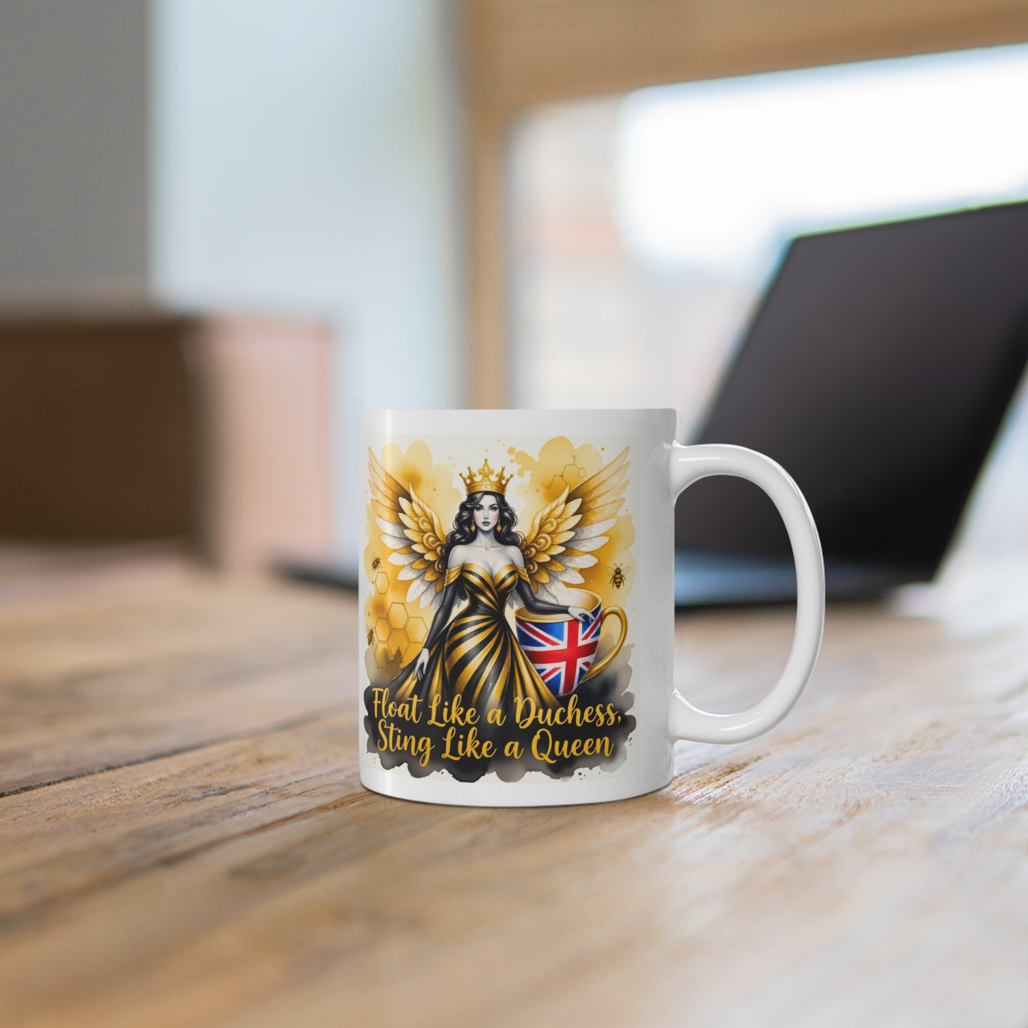 Float Like a Duchess, Sting Like a Queen Bee Mug | International Women's Day Feminist Cup