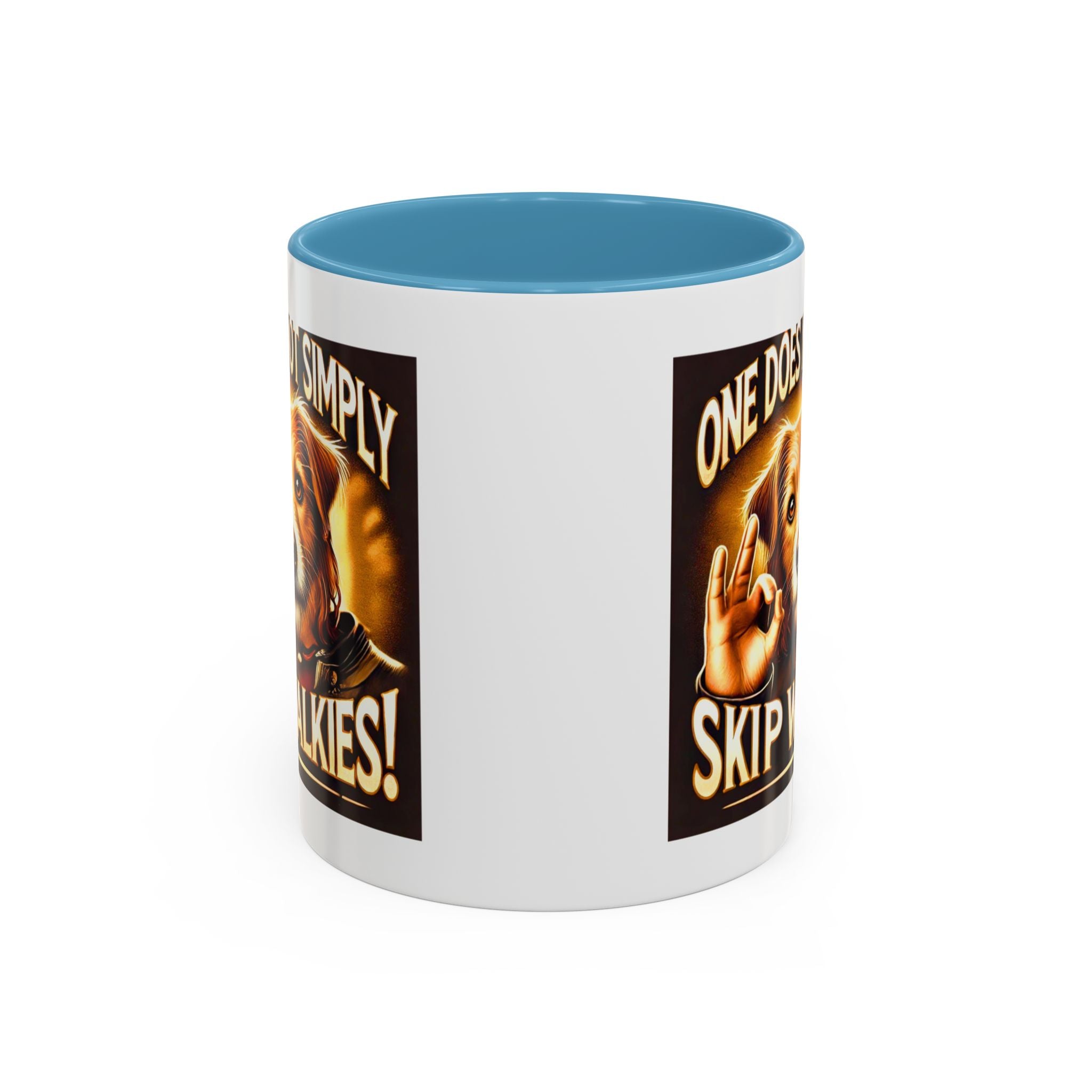 One Does Not Simply Skip Walkies - 11oz Funny Dog Mug | Lord of the Rings Coffee Mug | Dog Lover Gift | Mug for Dad | Pet Owner Gift