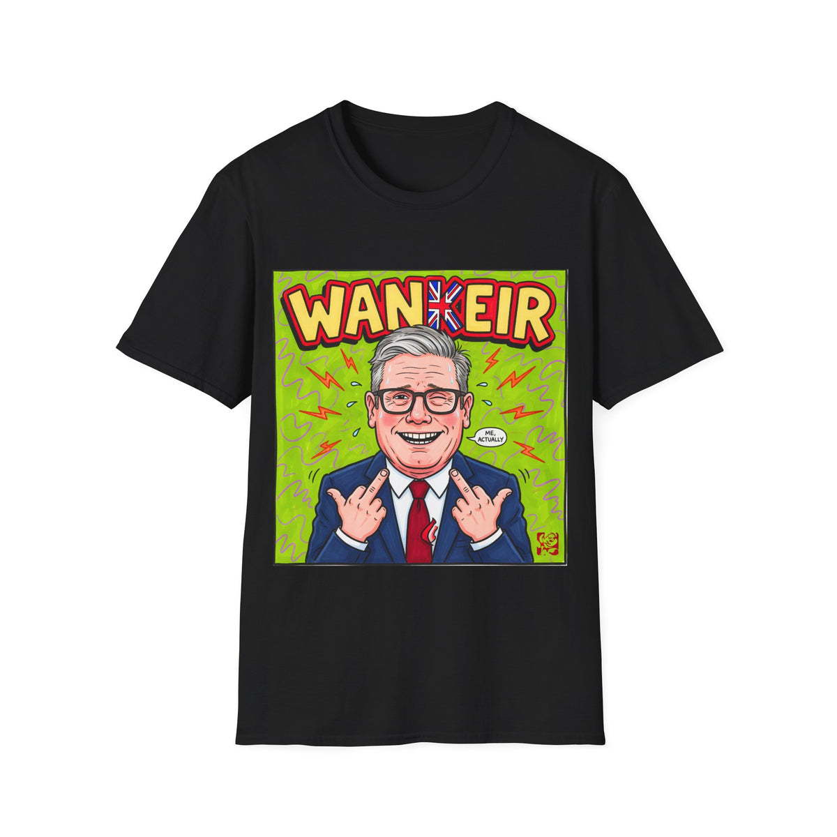 Wankeir T-Shirt | Funny Keir Starmer Parody Tee