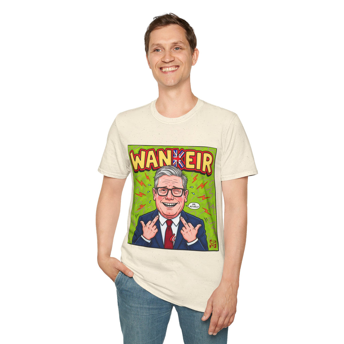 Wankeir T-Shirt | Funny Keir Starmer Parody Tee