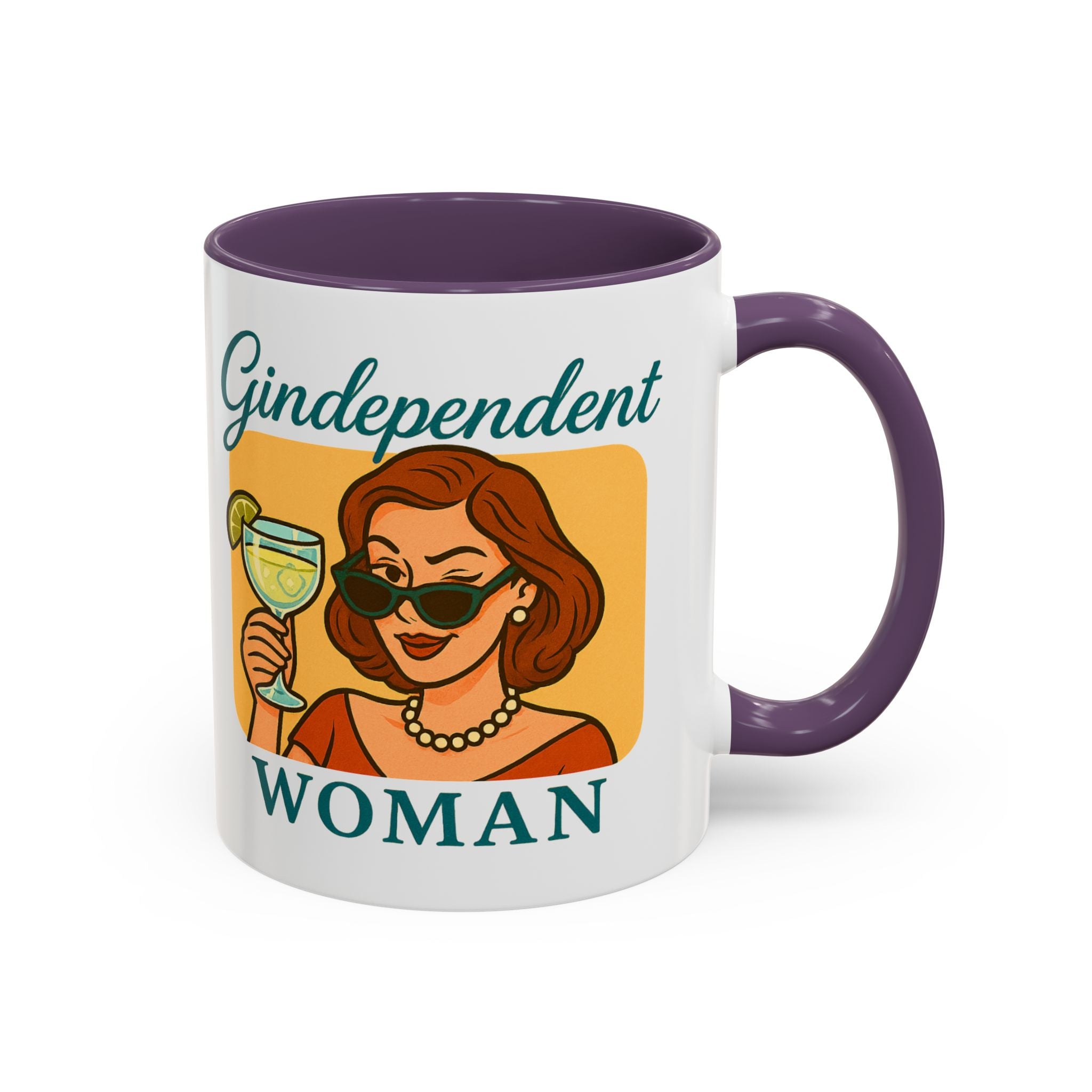 Gindependent Woman Mug - Funny Gin Gift for Wine Mums, Aunts, Best Friend | Sassy Gag Gift