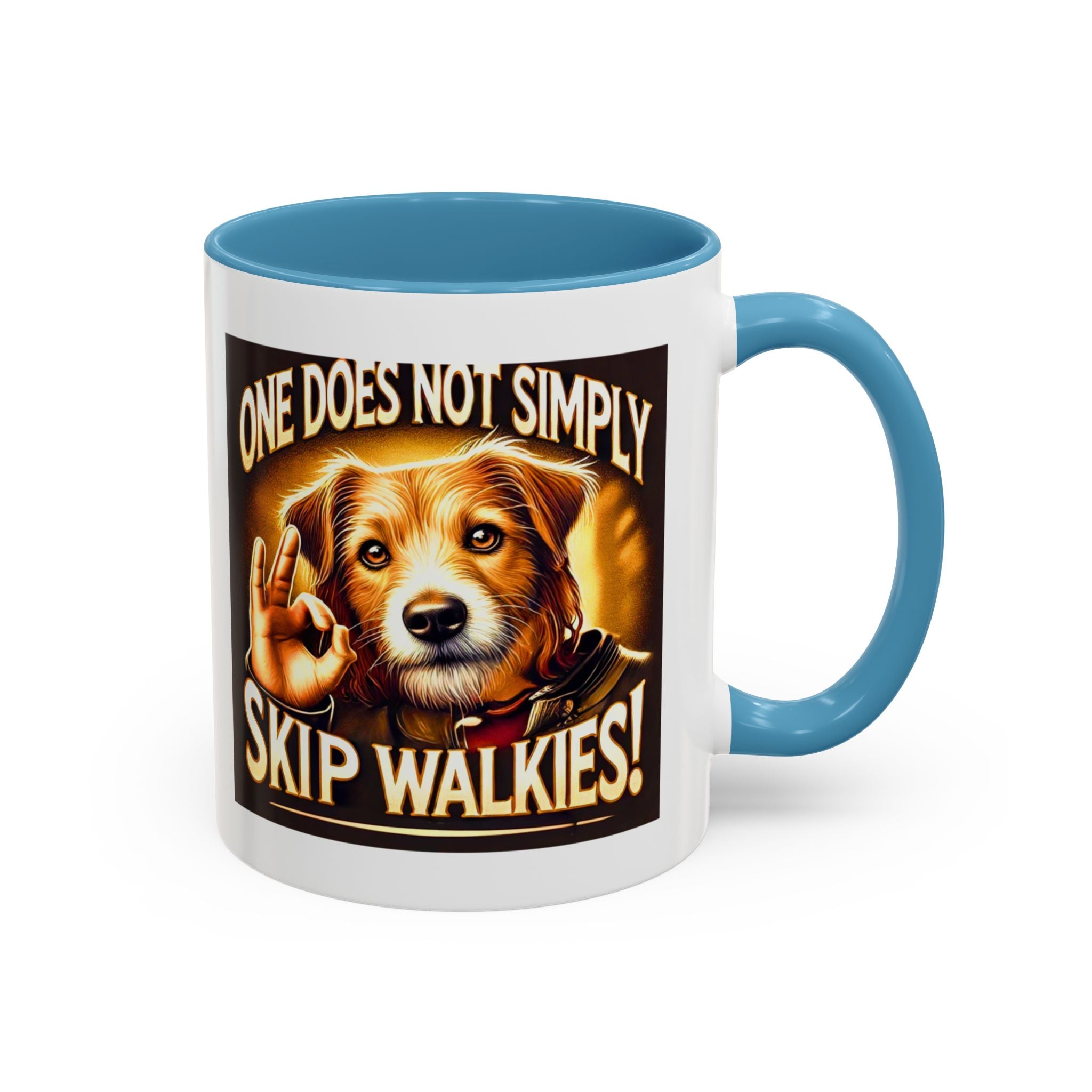 One Does Not Simply Skip Walkies - 11oz Funny Dog Mug | Lord of the Rings Coffee Mug | Dog Lover Gift | Mug for Dad | Pet Owner Gift