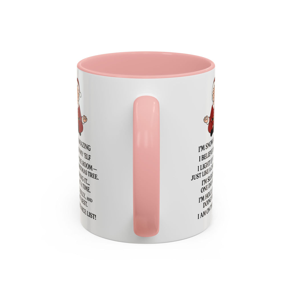 Mrs Claus Positive Affirmations Christmas Mug | Self Love, Self Care Festive Cup