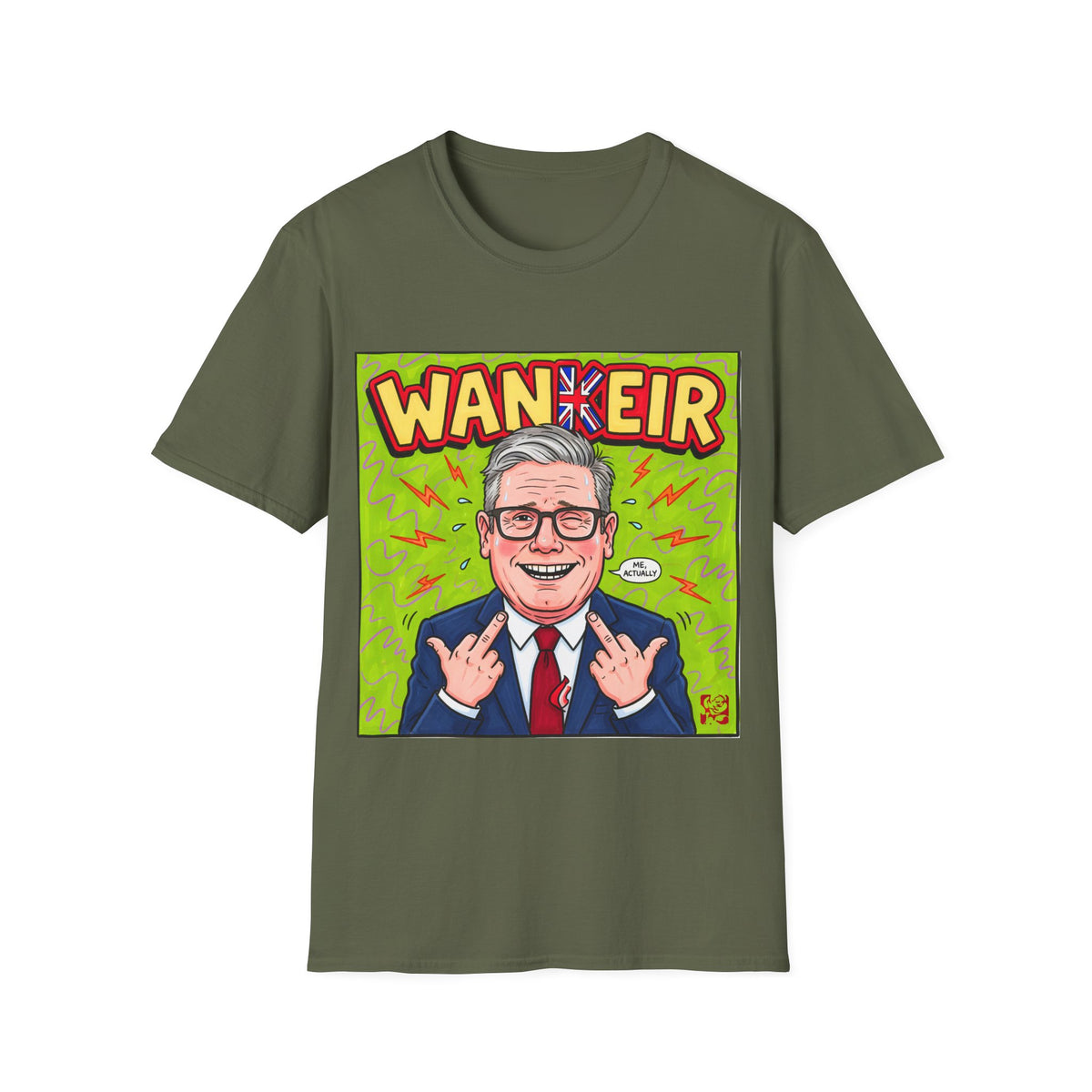 Wankeir T-Shirt | Funny Keir Starmer Parody Tee