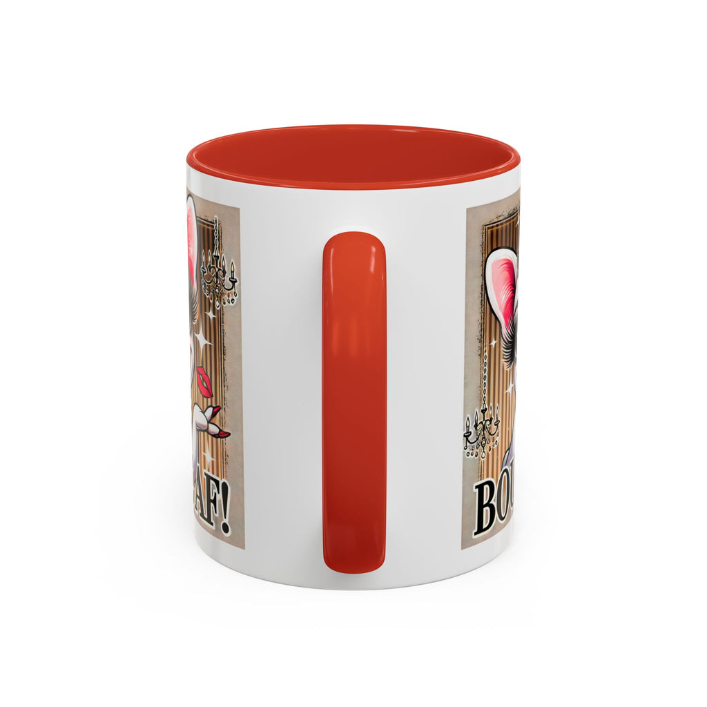 BOUJEE AF Frenchie Mug | 11oz Cute Ceramic Coffee Cup Gift for Animal Lovers | French Bulldog Novelty Mug