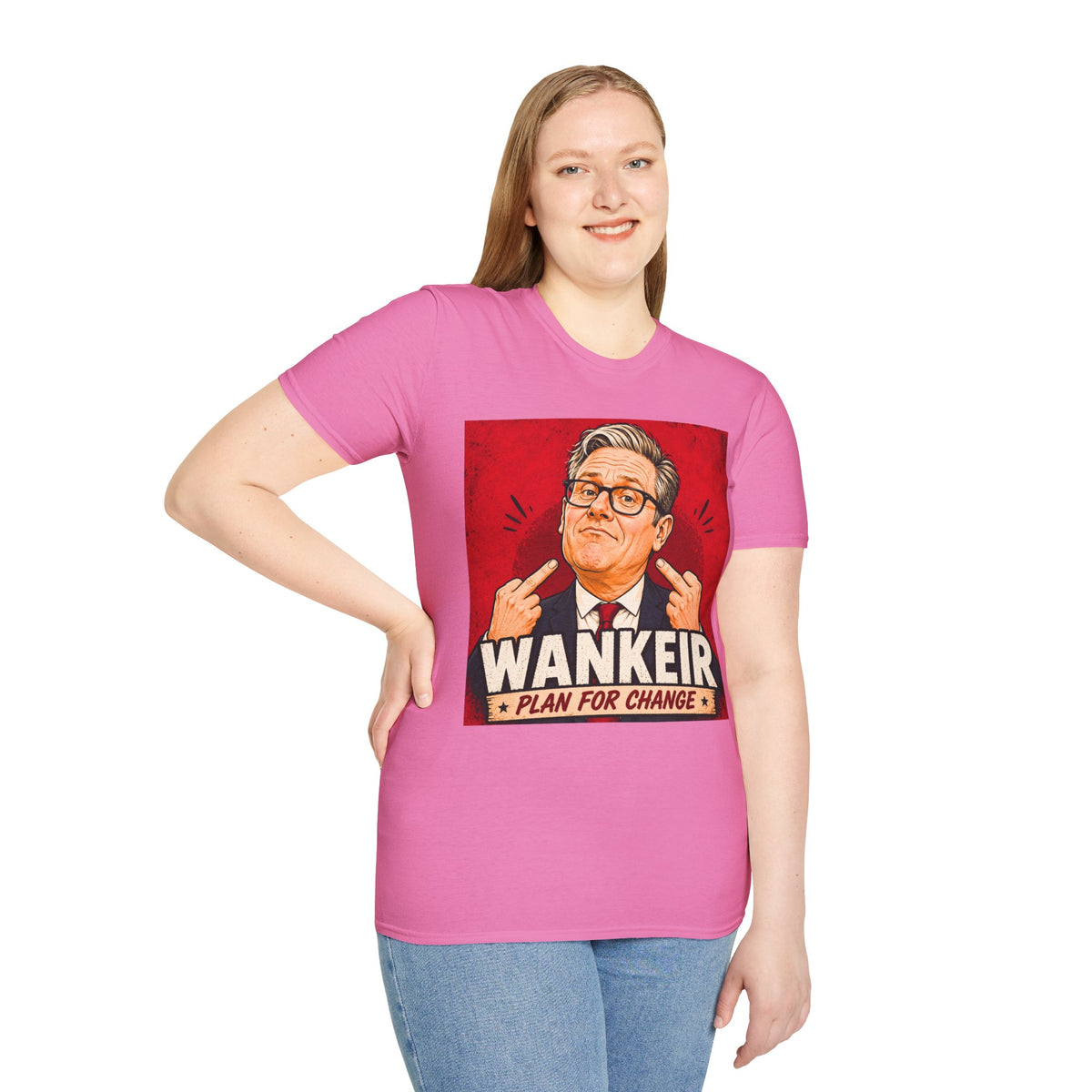 Wankeir Labour Parody T-Shirt | Keir Starmer Satire Tee