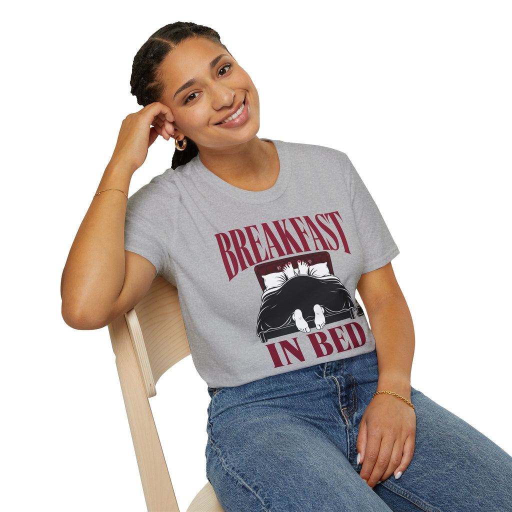 Breakfast In Bed cheeky adult humour t-shirt, photo 8