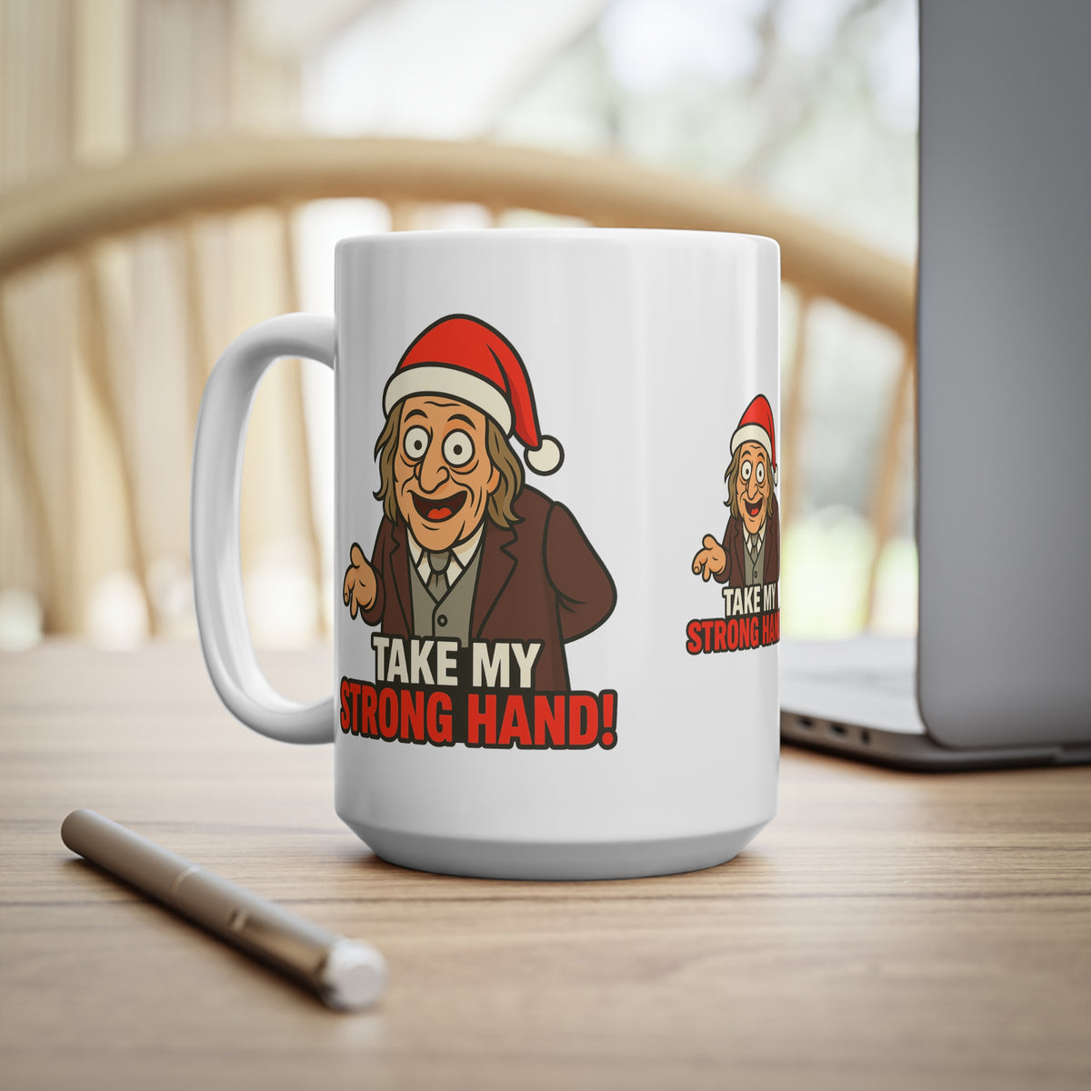 Hanson the Butler Christmas Mug | Scary Movie 2 Parody