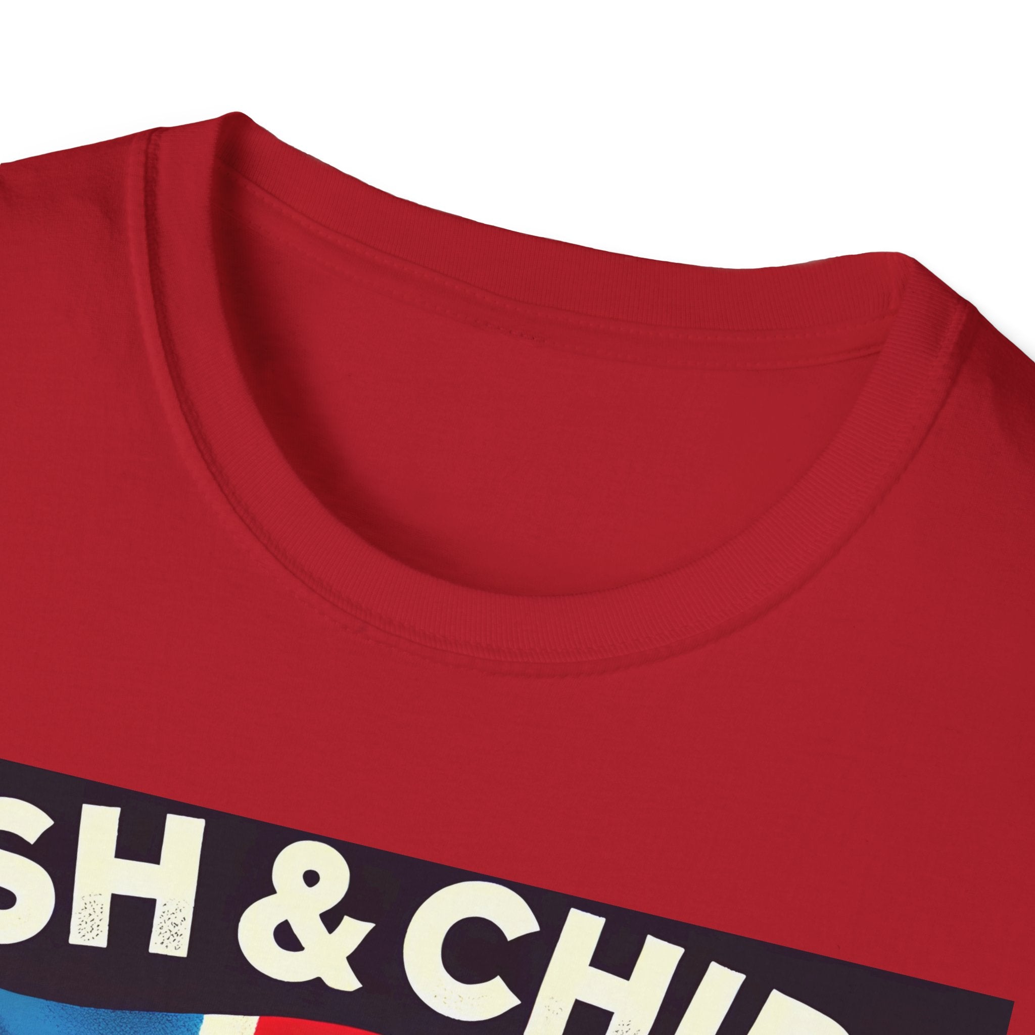 Fish & Chips n Chill Unisex T-Shirt | The Ultimate British Foodie Tee | Funny Pub Festival Wear | Gift for Food Lovers | UK Banter Apparel