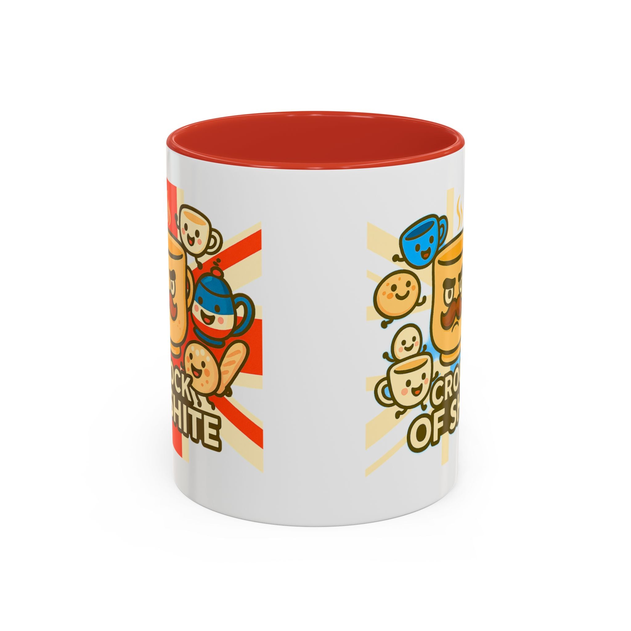 Crock of Shite Mug | Funny British Humour Teacup Cartoon | UK Patriot Banter Gift, Quirky Novelty Coffee Cup 11oz