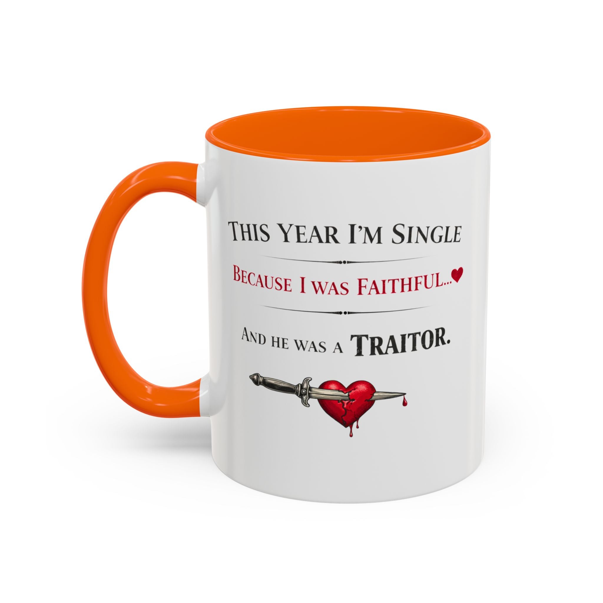 Traitors UK Inspired Funny Single Valentine Mug | Galentine's Faithful Break-Up Cup