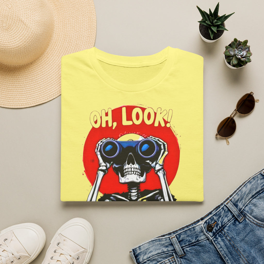 Oh Look skeleton with binoculars t-shirt, photo 11