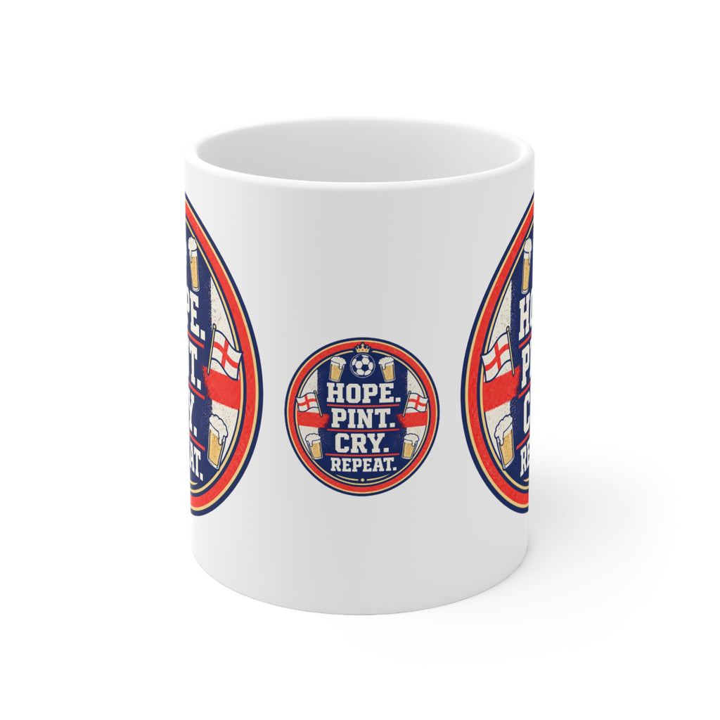 Hope Pint Cry Repeat England football mug, photo 4