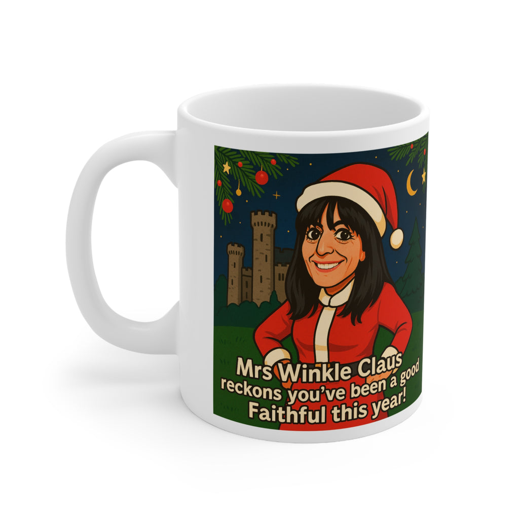 Celebrity Traitors UK Mug | Funny British TV Show Cup | Cheeky Claudia Winkleman Gift for TV Fans