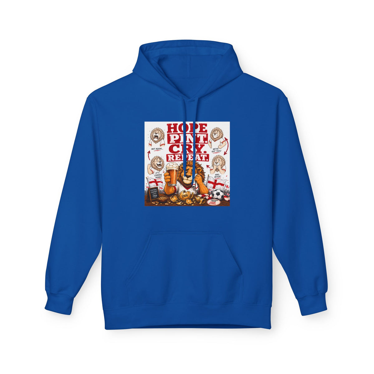 Three Lions emotional support England football hoodie, photo 6