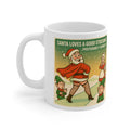 Santa Loves A Good Stocking Cup | Bad Santa Christmas Mugs, Rude, Offensive, Funny