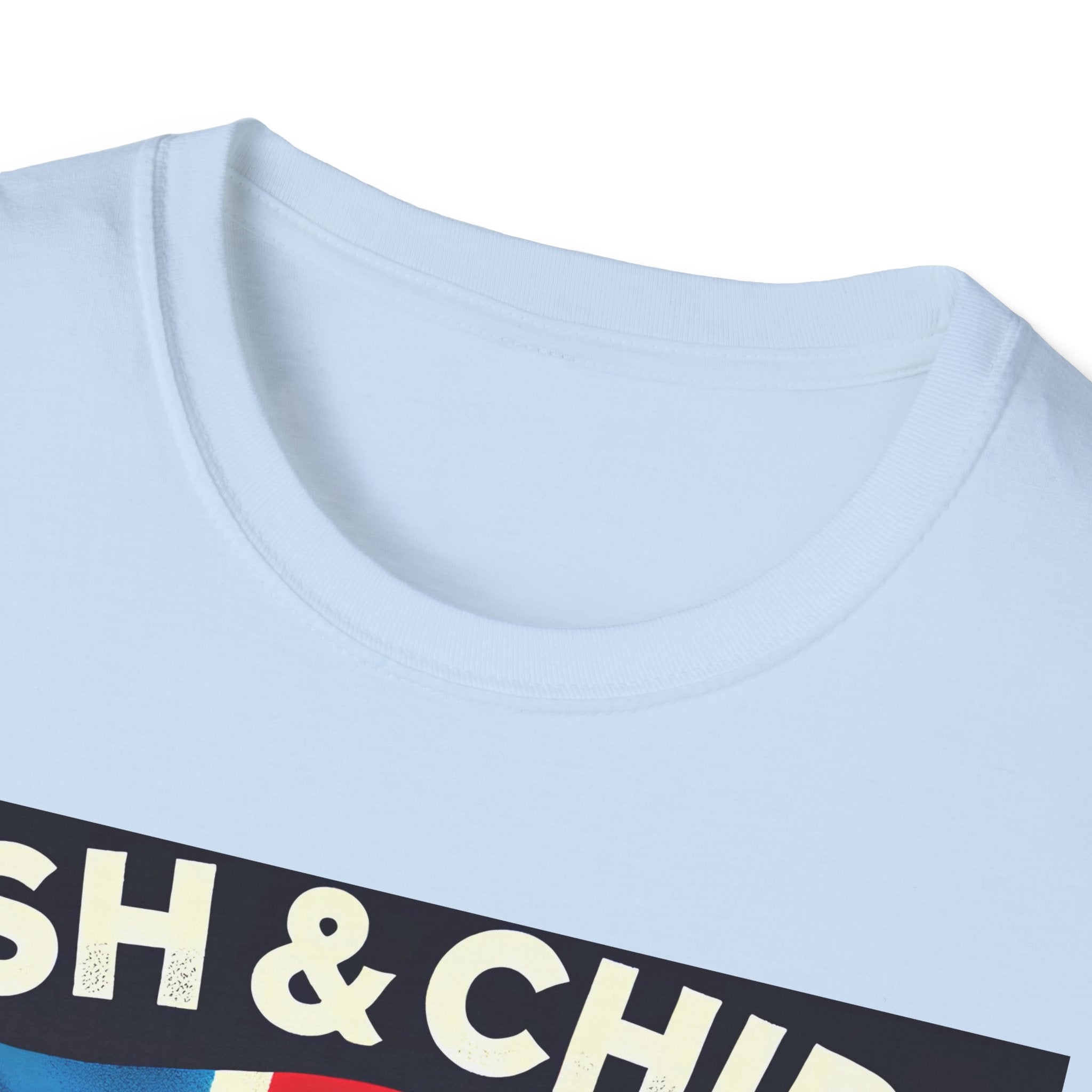 Fish & Chips n Chill Unisex T-Shirt | The Ultimate British Foodie Tee | Funny Pub Festival Wear | Gift for Food Lovers | UK Banter Apparel