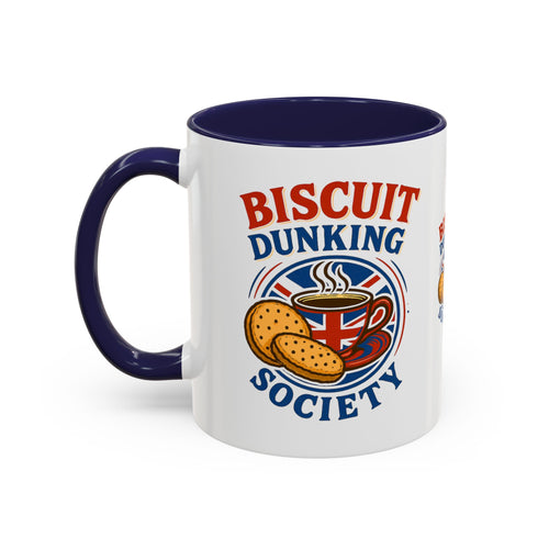 Biscuit Dunking Society Union Jack tea mug