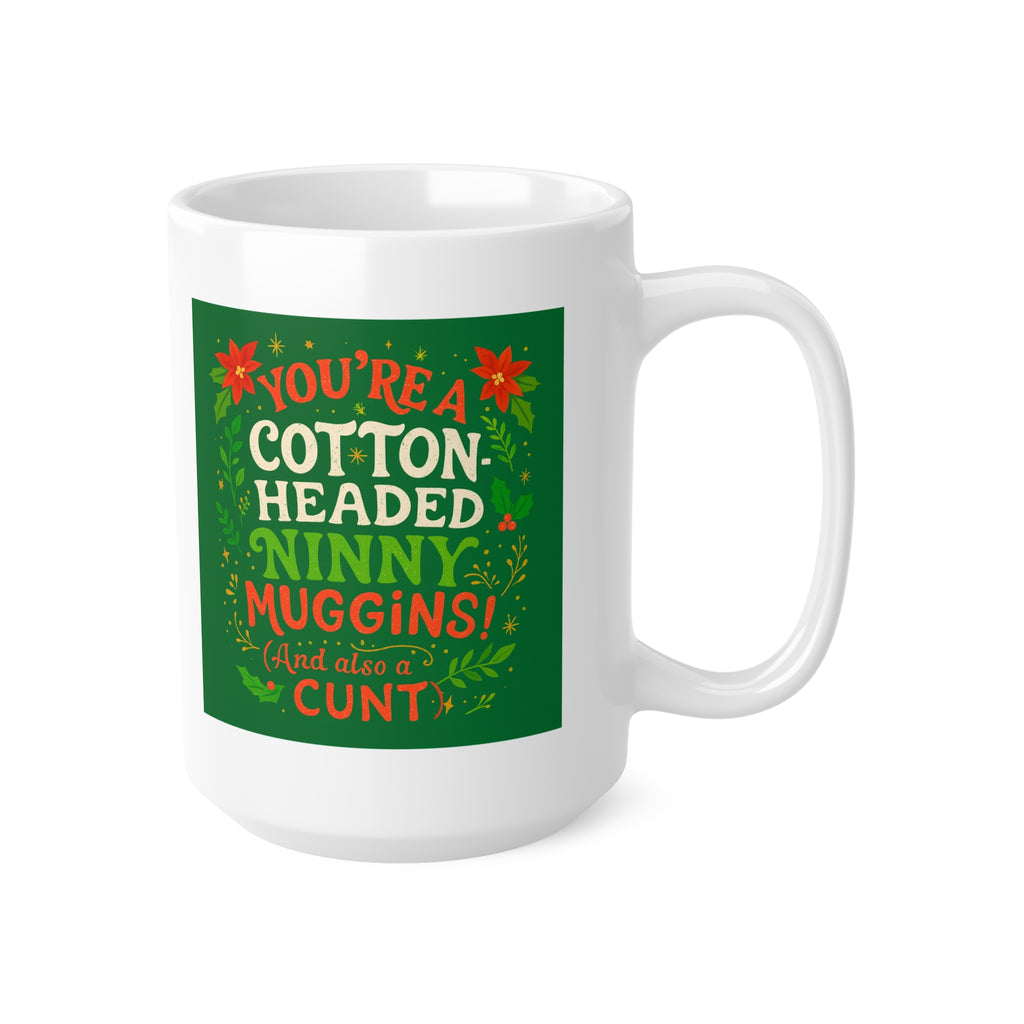 Rude Cotton Headed Ninny Muggins Elf Christmas mug, photo 8