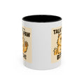 Talk to the Paw Bitch | Funny Sassy Persian Accent Mug 11oz | Attitude Coffee Cup | Sarcastic Cat Lover Gift | Microwave & Dishwasher Safe